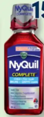 Familiprix VICKS, NyQuil or DayQuil Complete, selected sizes offer