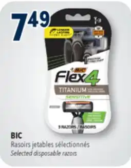 Familiprix Bic Flex4 flexible 4 blades razors 3un offer