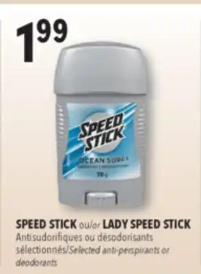 Familiprix Speed Stick deodorant Ocean Surf 70g offer