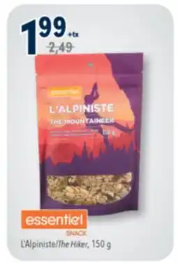 Familiprix Essentiel Snack the mountaineer 150g offer