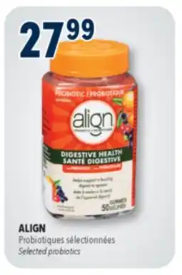 Familiprix Align digestive health prebiotic+probiotic fruit flavoured gummies 50 offer