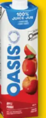Familiprix Oasis Classic 100% juice Apple 960ml offer