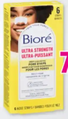 Familiprix BIORÉ, Selected facial care products offer