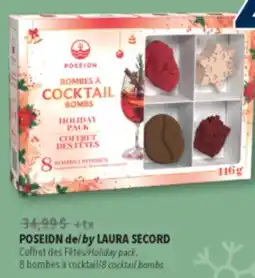 Familiprix POSEIDN by LAURA SECORD, Hot chocolate, 8 bombs offer
