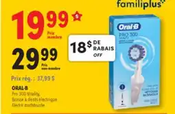 Familiprix ORAL-B Pro 300 Vitality Electric toothbrushe offer