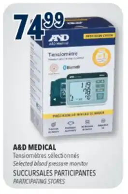 Familiprix A&D MEDICAL, Precision Check, Advanced multi-user blood pressure monitor offer