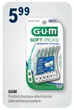 Familiprix GUM, Selected buccal products offer