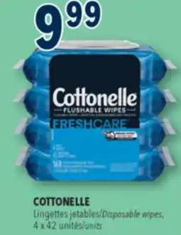 Familiprix Cottonelle Fresh Care flushable cleansing cloths 168un offer