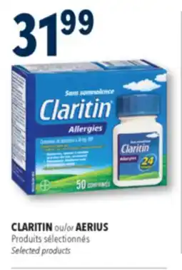 Familiprix AERIUS or CLARITIN, Selected products offer