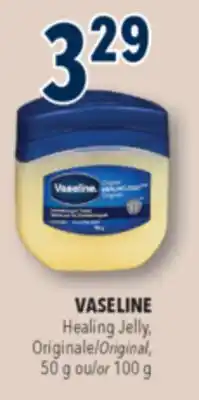 Familiprix Vaseline original petroleum jelly 100g offer