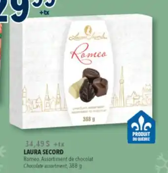 Familiprix LAURA SECORD, Romeo, Chocolate assortment, 388 g offer