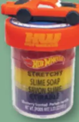 Familiprix HELLO KITTY, HOT WHEELS or STITCH, Stretchy slime soap, 100 g offer