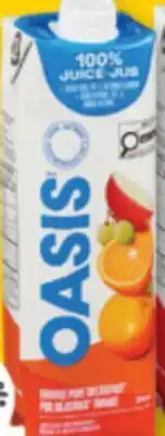 Familiprix Oasis Classic 100% juice Orange Pure Breakfast 960ml offer