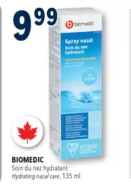 Familiprix Biomedic nasal spray medium stream 135ml offer