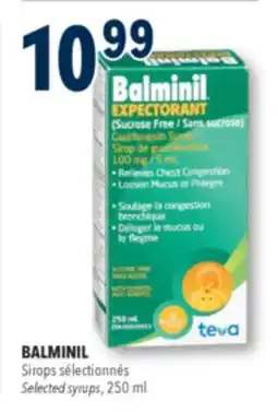 Familiprix Balminil sirop expectorant offer