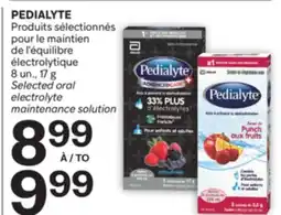 Brunet PEDIALYTE Produits sélectionnés pour le maintien de l'équilibre électrolytique offer