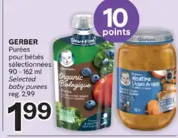 Brunet GERBER Purées pour bébés sélectionnées offer