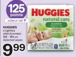 Brunet HUGGIES Lingettes sélectionnées offer