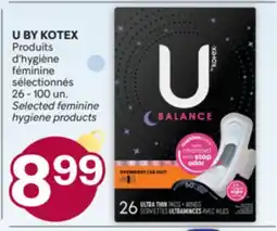 Brunet U BY KOTEX Produits d'hygiène féminine sélectionnés offer
