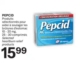 Brunet PEPCID Produits sélectionnés pour aider à soulager les brûlures d'estomac offer