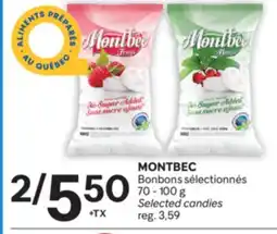 Brunet MONTBEC Bonbons sélectionnés offer