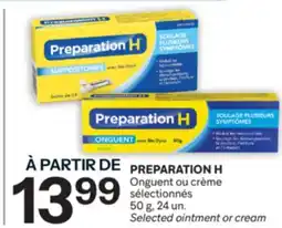 Brunet PREPARATION H Onguent ou crème sélectionnés offer