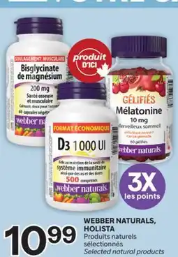 Brunet WEBBER NATURALS, HOLISTA Produits offer