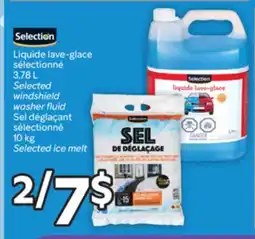 Brunet SELECTION Liquide lave-glace sélectionné, Sel déglaçant sélectionné offer