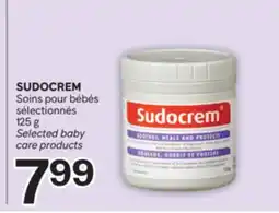 Brunet SUDOCREM Soins pour bébés sélectionnés baby care offer