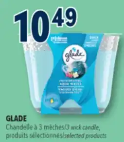 Familiprix GLADE 3wick candle offer
