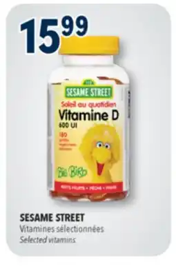 Familiprix Sesame Street vitamin D vegan gummies 180un offer