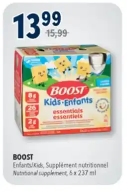 Familiprix Boost Kids Essentials nutritional supplement Vanilla 6x237ml offer