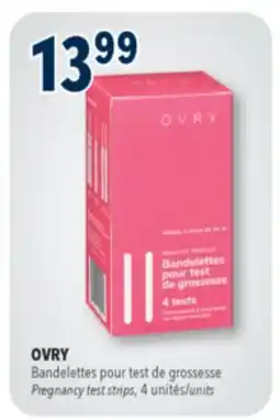 Familiprix OVRY, Pregnancy test strips, 4 units offer