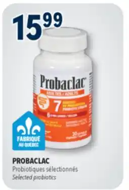Familiprix PROBACLAC, Selected probiotics offer