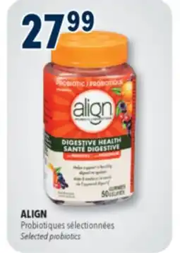 Familiprix ALIGN Selected probiotics offer