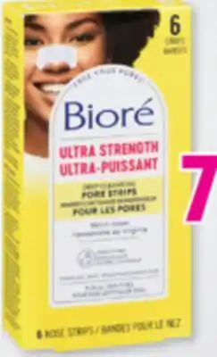 Familiprix Bioré Ultra Strength deep cleansing pore nose strips for all skin types 8un offer