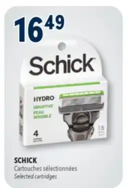 Familiprix Schick Hydro-5 Sensitive razor blade cartridges 4un offer