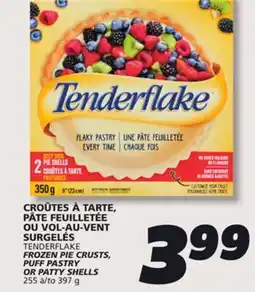 IGA TENDERFLAKE FROZEN PIE CRUSTS, PUFF PASTRY OR PATTY SHELLS offer