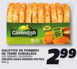 IGA LES FERMES CAVENDISH FROZEN HASH BROWN PATTIES offer