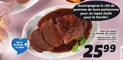 IGA C'EST PRÊT! PEPPER ROAST BEEF BRAISED IN SAUCE offer