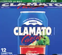 IGA CLAMATO CAESAR (12 x 341 mL) ALCOHOLIC MALT BEVERAGE offer