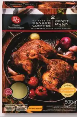 IGA PLAISIRS GASTRONOMIQUES CONFIT DUCK LEGS offer
