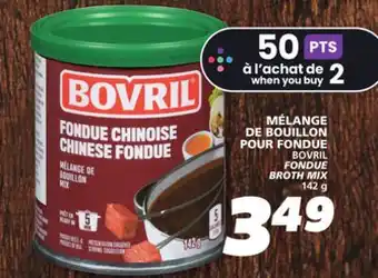 IGA BOVRIL FONDUE BROTH MIX offer