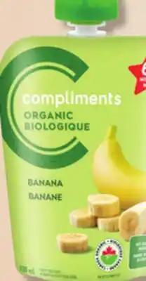 IGA COMPLIMENTS ORGANIC BABY FOOD offer