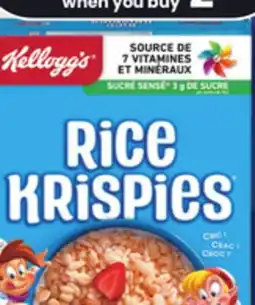 IGA KELLOGG'S CEREAL OR MEAL REPLACEMENT offer