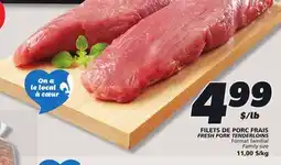 IGA FRESH PORK TENDERLOINS offer