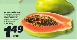 IGA GIANT PAPAYA offer