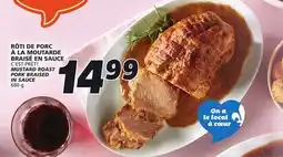 IGA C'EST PRÊT! MUSTARD ROAST PORK BRAISED IN SAUCE offer