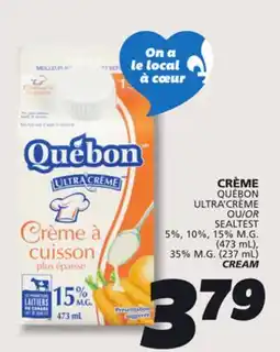IGA QUÉBON CREAM offer