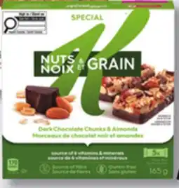IGA KELLOGG'S SPECIAL K NOURISH BARS OR RICE SQUARES offer